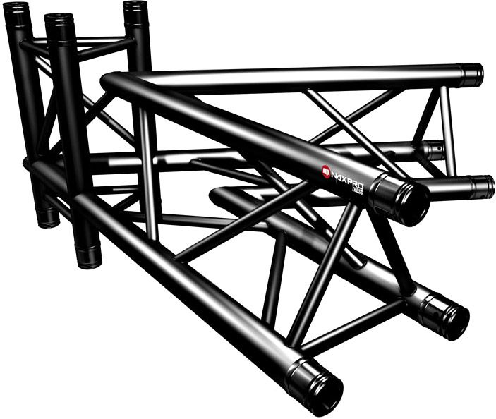 Naxpro Truss FD 33 C20-4 60° 4 Weg Winkel
RAL9005 - Schwarz - Seidenmatt