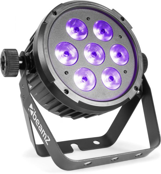 beamZ BT280 LED Flat Par 7x10W 6-in-1 RGBAW-UV