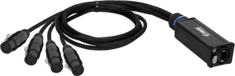 Adam Hall Cables 4 STAR CATBOX XF5 - Audio & DMX Adapter 5-Pol XLR Female x Cat.6a