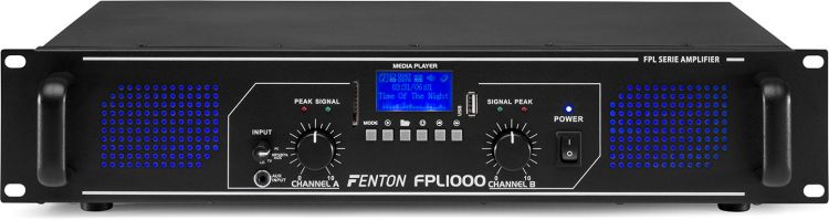 Fenton FPL1000 Digital-Verstärker Blaue LED + EQ