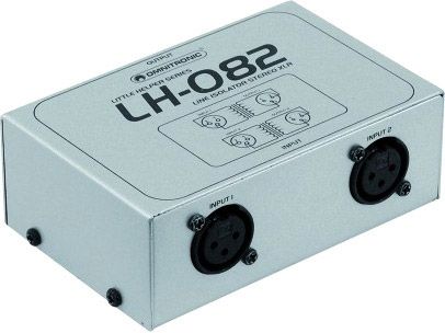 OMNITRONIC LH-082 Stereo-Isolator XLR