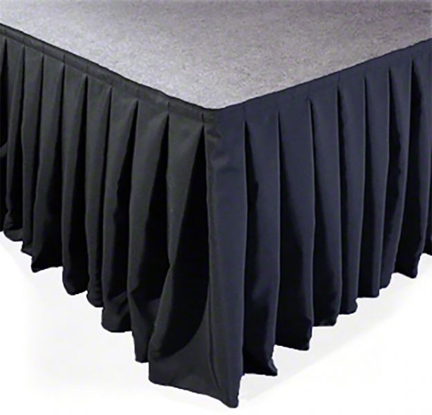 Power Dynamics SKIRT-V60 Bühnenrock in Samtoptik plissiert 6m x 60cm