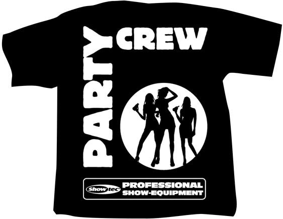Showtec Showtec T-Shirt Partycrew Größe M