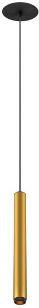 SLV GRIP! S, Pendelleuchte, PHASE, Pendellänge 200 cm, 2700 K, 29°, gold / schwarz