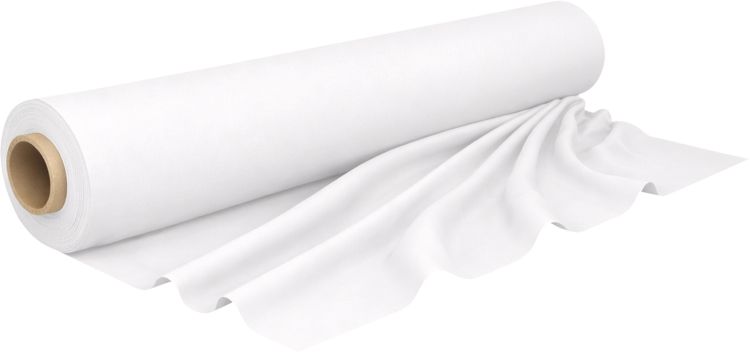 SHOWGEAR Deko Molton ECO 140 g/m² Bolt Weiß, 30 m Weiß – 1,3 x 30 m (B x L)