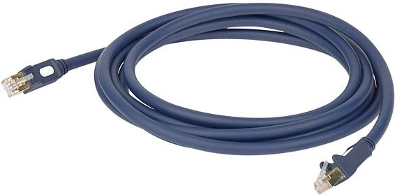 DAP FL55 - CAT-5 Kabel 10 m matt Blau