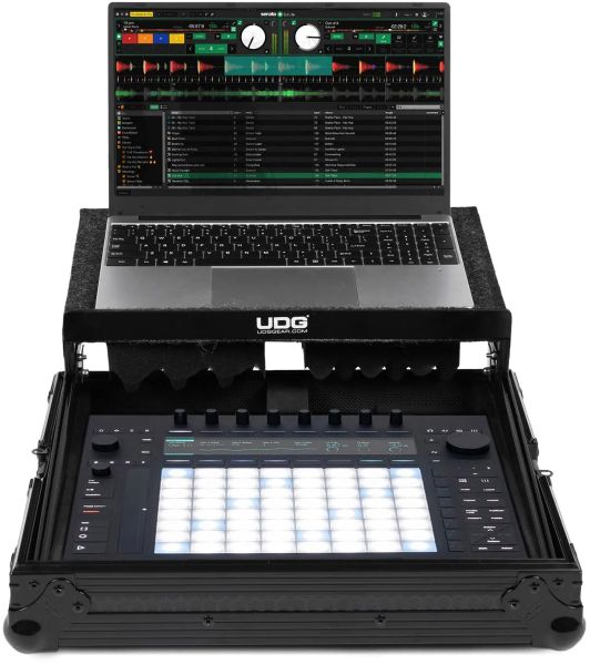 UDG Ultimate Flight Case Ableton Push 3 Schwarz Plus (Laptop-Ablage)