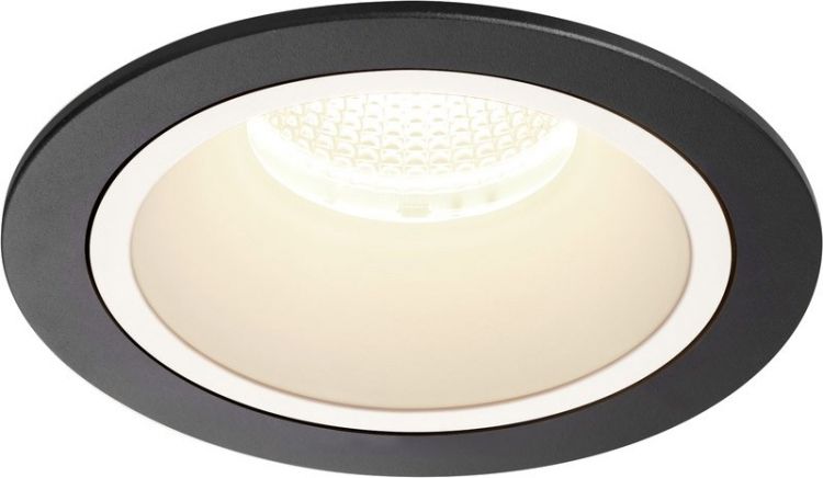 SLV NUMINOS, encastré de plafond intérieur, 40°, noir/blanc, LED, 4000K
