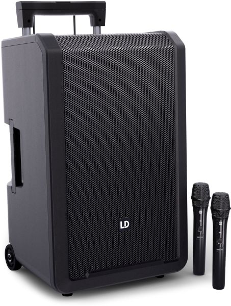 LD Systems ANNY® 12 HHD2 B6 - 12" Mobiler Bluetooth® PA-Lautsprecher mit Akkus, Mixer