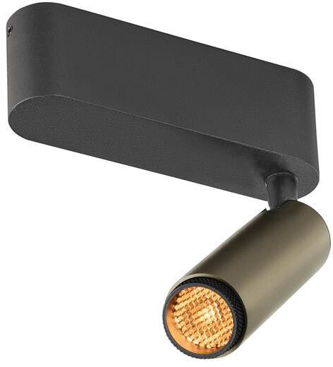 SLV GRIP! S, Deckenaufbauleuchte, single, PHASE, 2700 K, 11 W, 29°, bronze / schwarz