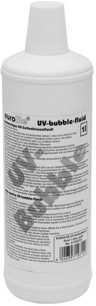 EUROLITE UV-Seifenblasenfluid 1l gelb
