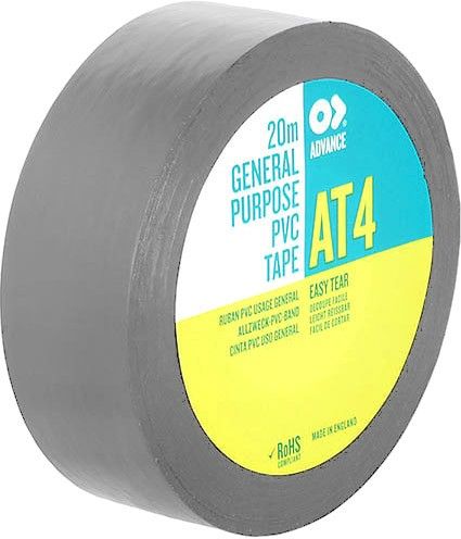 Showtec PVC Tape Advance AT4 - 19 mm/ 20m, Grau