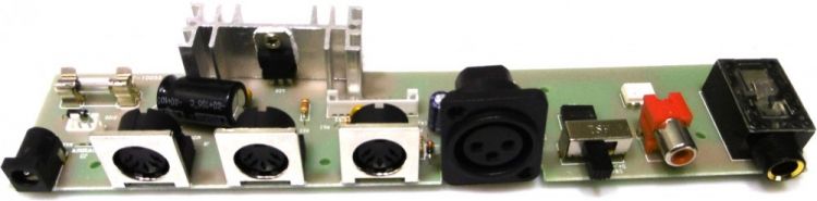 Platine (Anschlüsse) DMX Scene Setter Controller (CL-224A REV A)