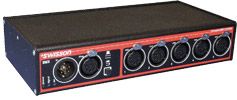 Swisson XSP-5B, DMX-Splitter 5pol. in/out, 5 x 5pol. out
