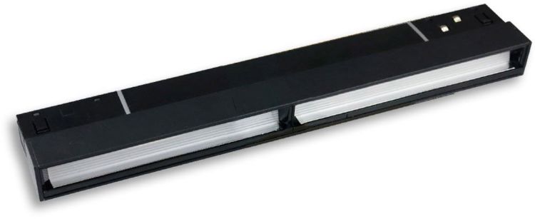 ISOLED Track48 Wallwasher 22cm schwarz, 12W, 100° asymetrisch, 48V DC, 1800-4000K, CRI90, DALI DT8