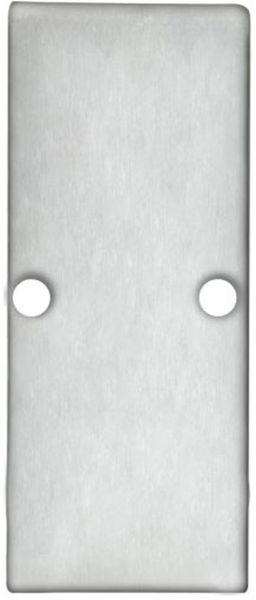 ISOLED Endkappe EC90 Aluminium eloxiert für Profil HIDE DOUBLE inkl. Schrauben