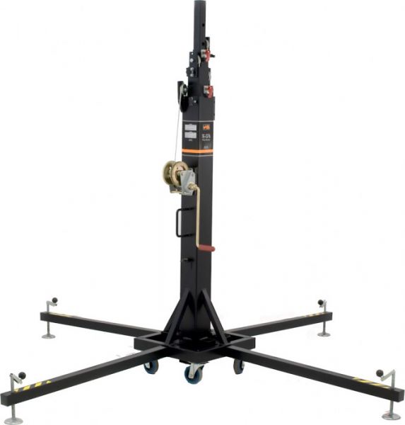 VMB - TE-076B Kurbelstativ Max 220kg, Höhe 650cm Teleskoplift