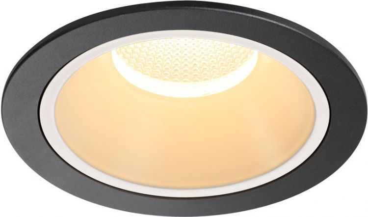 SLV NUMINOS, encastré de plafond intérieur, 40°, noir/blanc, LED, 3000K