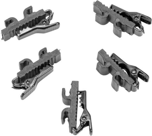 OMNITRONIC Mikrokabelclip MK2, schwarz 5x
