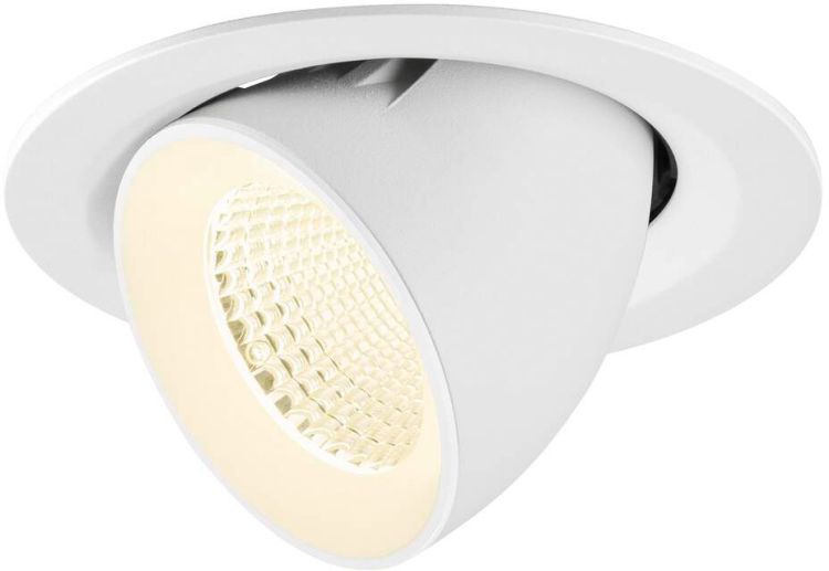 SLV NUMINOS® GIMBLE M, Deckeneinbauleuchte,, 4000 K, 40°, weiß