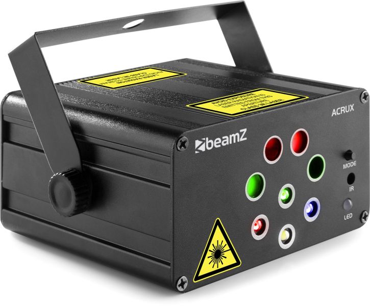 beamZ Acrux Quatro R/G Party Laser System mit RGBW LEDs -B-Stock-
