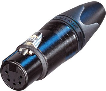 Neutrik NC5FXX-B  - 5-pol XLR Stecker female