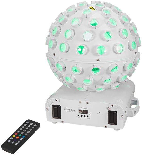 EUROLITE AKKU B-40 Laser Strahleneffekt AIR weiß