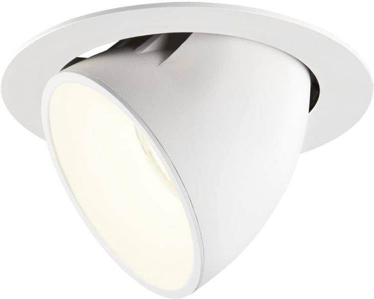 SLV NUMINOS® GIMBLE XL, Deckeneinbauleuchte weiß 4000K 55°
