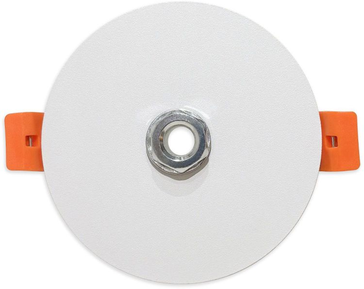 ISOLED Einbau Deckenbaldachin rund, max. 68mm Ausschnitt, AD 85mm, max. 9mm Kabeldurchm, weiß
