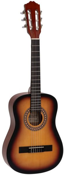 DIMAVERY AC-303 Klassikgitarre 1/2 sunburst
