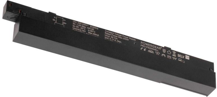 SLV 48V SYSTEM, Intrack LED Treiber, 48VDC, 200 W, DALI Wireless integriert Casambi zu DALI Modul