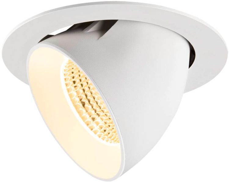 SLV NUMINOS® GIMBLE XL, Deckeneinbauleuchte,, 3000 K, 55°, weiß