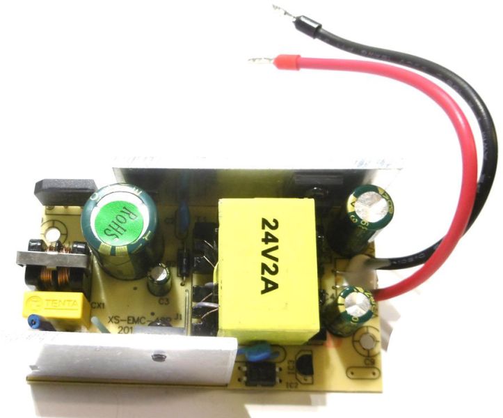 Ersatzteil Platine (Netzteil) 24V/2A LED SLS-98 Strobe SMD (XS-EMC-48P)