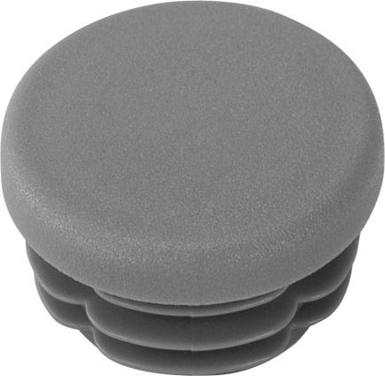 Riggatec Endkappe verkehrsgrau für 40 x 3-5 mm Rohr Rund