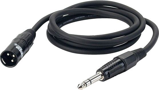 DAP FL04 - bal. XLR/M 3 p. > Jack stereo 3 m