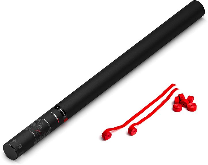 Magic FX Handbetriebene Streamerkanone PRO 80cm - Rot