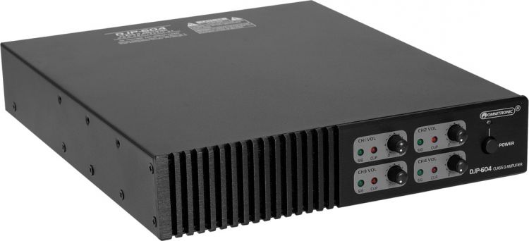 OMNITRONIC DJP-604 4-Kanal Class-D Endstufe