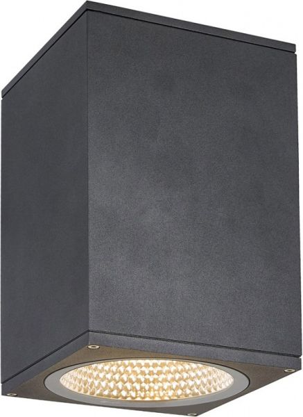 SLV ENOLA, plafonnier extérieur, carré, L, anthracite, LED, 35W, 3000K/4000K, IP65