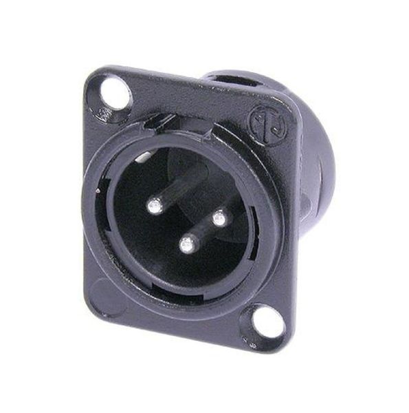 Neutrik NC3MDL-1-BAG - 3-pol XLR Chassisstecker male