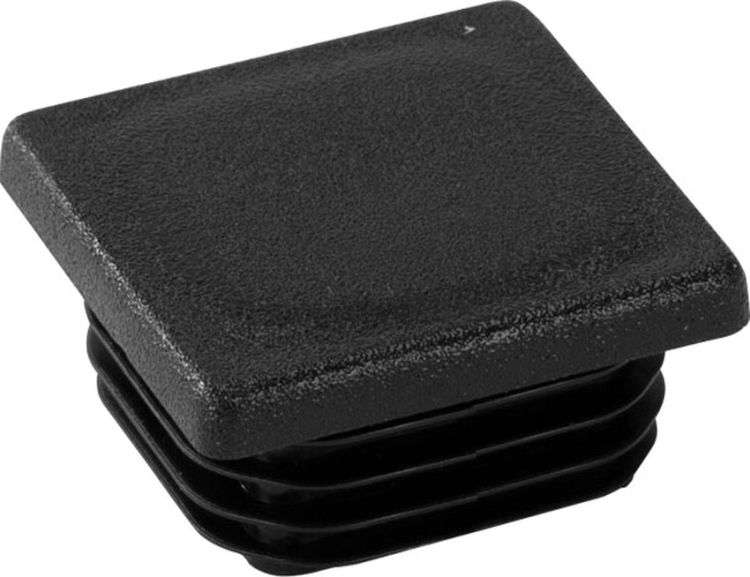 Riggatec Endkappe Schwarz für 40 x 40 x 3-5 mm Rohr Vierkant