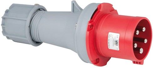 PCE CEE 63A 400V 5p Stecker männlich - Rot, IP44