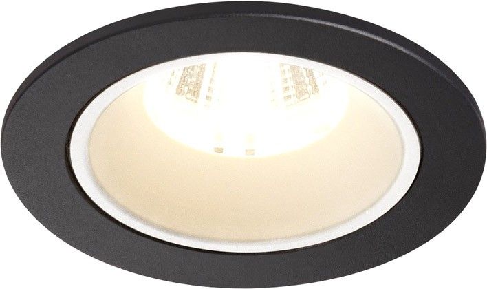 SLV NUMINOS, encastré de plafond intérieur, 20°, noir/blanc, LED, 4000K