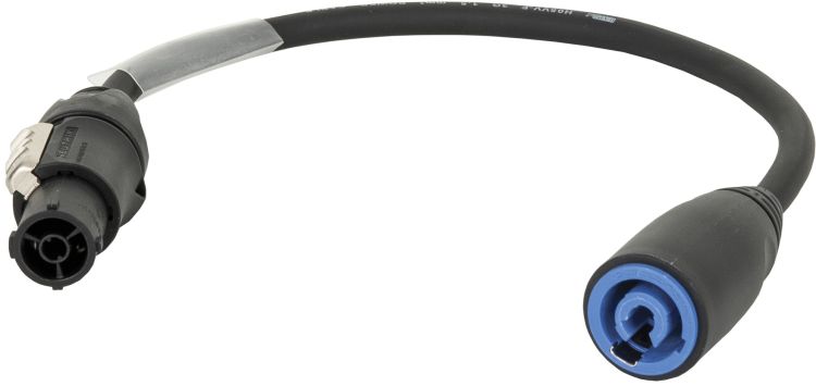 DAP-Audio powerCON Out to powerCON TRUE1 Male Adapter 25 Cm
