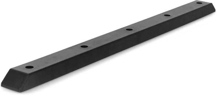 Adam Hall Hardware 49660 - Kufe aus schwarzem Kunststoff, 60 cm