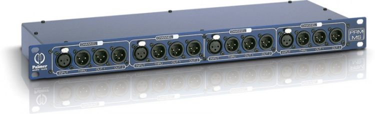 Palmer Pro PRMMS Mikrofon Splitbox 4 Kanal