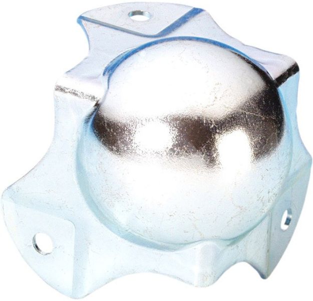 Adam Hall Hardware 4124 Kugelecke mittel dreischenklig gekröpft 30 mm