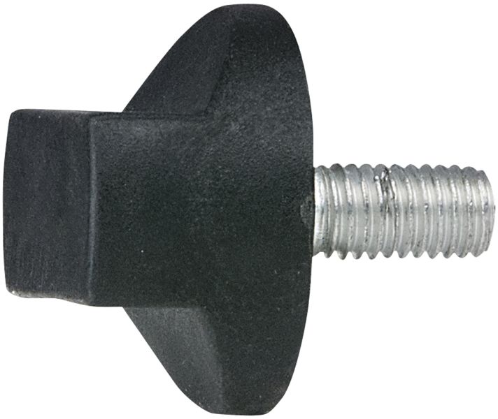 Rotary knob M10x20 (upright) - black