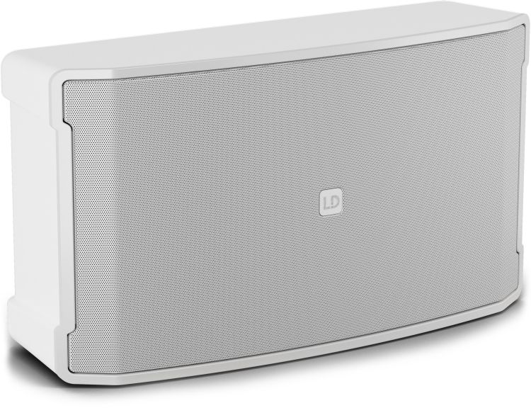 LD Systems DQOR® SUB 8 A W - Aktiver Installations-Subwoofer, weiß