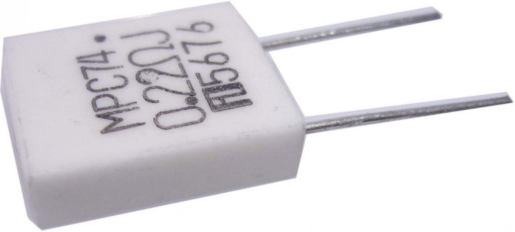 Widerstand 0,22 Ohm 5W (radial bedrahtet)