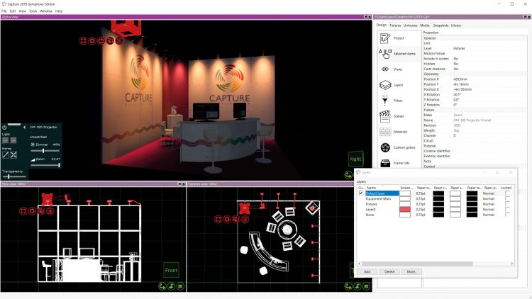 Upgrade Capture Solo to Quartet Software für Lichtsteuerung und -design